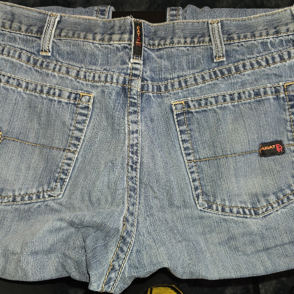 Ariat FR Class 2 fire retardant blue jeans